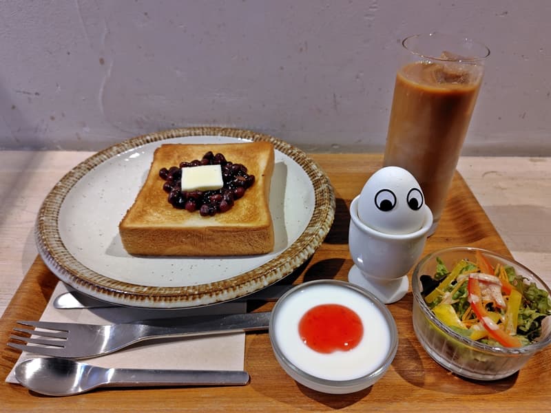 名古屋めし　小倉トースト，Nagoya meshi　Ogura toast